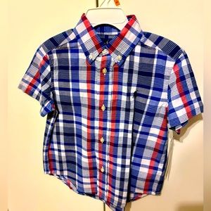 Polo Ralph Lauren plaid Button Down Shirt 3T NWT